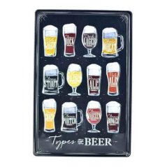 Ceduľa Types Of Beer Ceduľa Types Of Beer