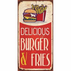Finom Burger &amp; Fries jel