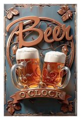 Znak ostrzegawczy Beer o Clock Znak ostrzegawczy Beer o Clock