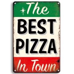 A legjobb pizza a városban jel