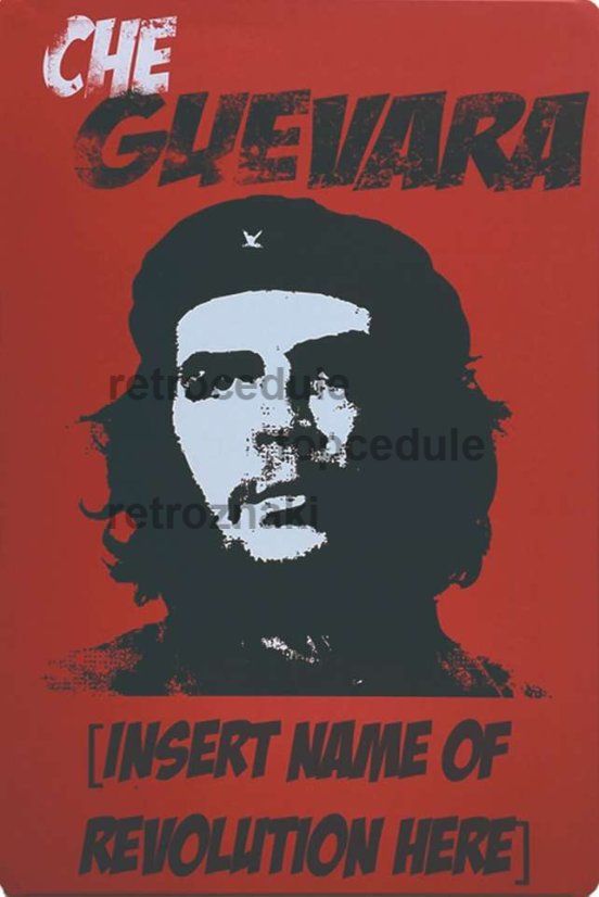 Ceduľa Che Guevara