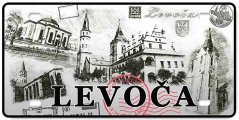 Ceduľa Mesto Levoča old 2