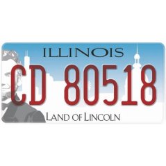 Ceduľa značka Illinois Land Of Lincoln