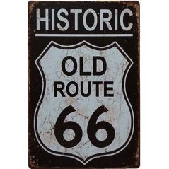 Historyczny stary znak Route 66 Historyczny stary znak Route 66
