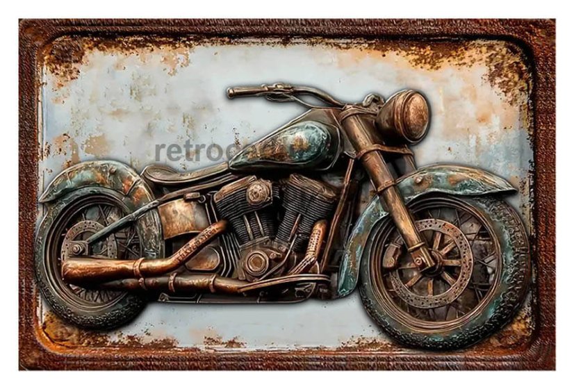 Figyelmeztető tábla Motorka old 2