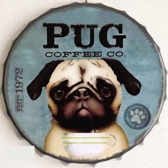 Vrchnák Pug Coffee CO. Vrchnák Pug Coffee CO.