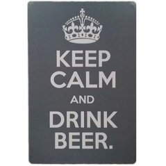 Znak Keep Calm Drink Beer Znak Keep Calm Drink Beer