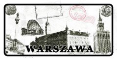 Ceduľa Mesto Warshawa
