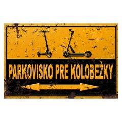 Ceduľa Parkovisko pre kolobežky
