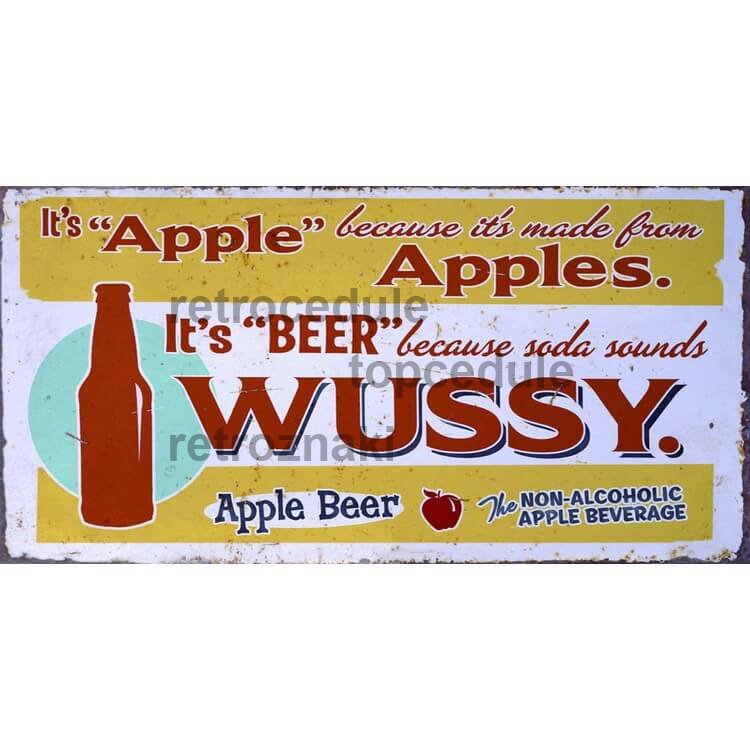 Apple Beer Wussy márkajelzés Apple Beer Wussy márkajelzés
