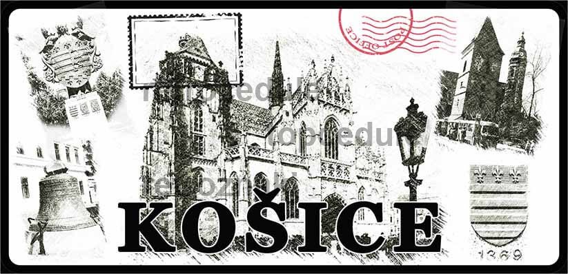Ceduľa Mesto Košice