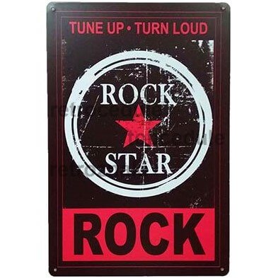 Ceduľa Rock Star