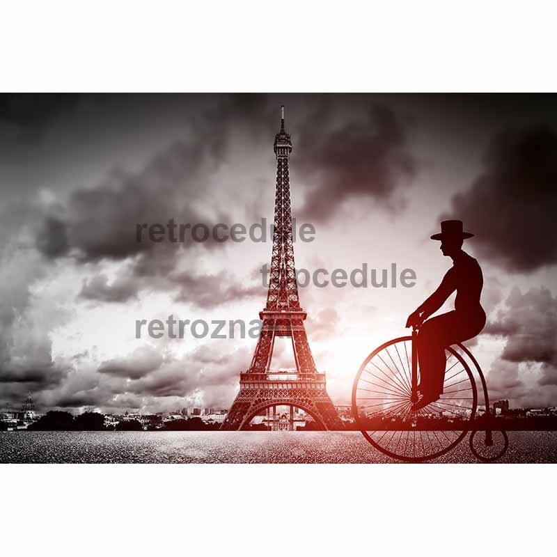 cedula Paríž bicykel eiffelova veža &#8211; Paris