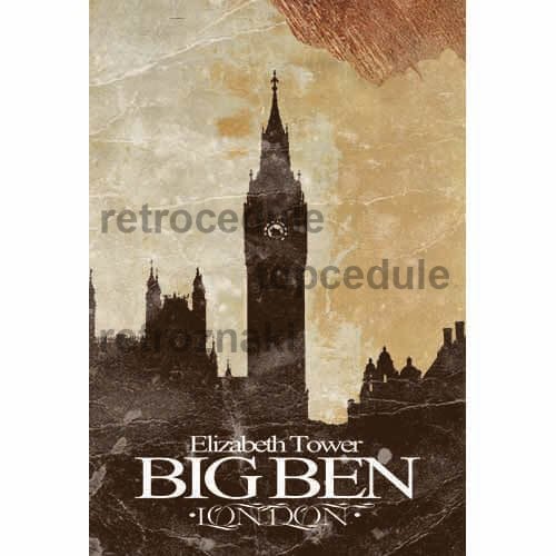 Big Ben London tábla 2