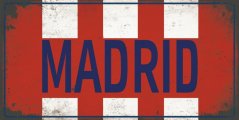 Znak blaszany Madrid