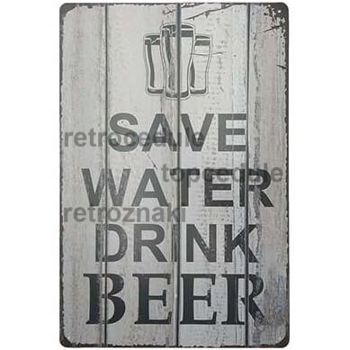 z057 cedula save water drink beer
