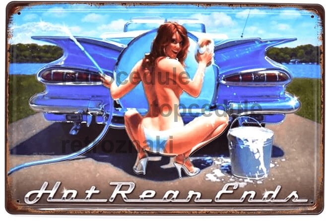 Pločevinasti znak Hot Rean Ends