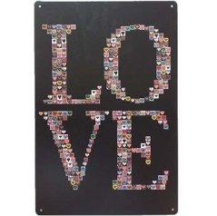 Ceduľa LOVE