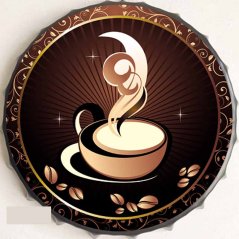 Víko cedule Coffee capucino
