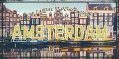 Znak blaszany Amsterdam