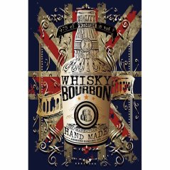 Ceduľa Whiskey Bourbon Ceduľa Whiskey Bourbon