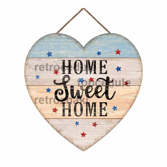 Domowy drewniany znak