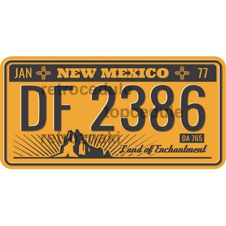 Ceduľa USA značky - New Mexico