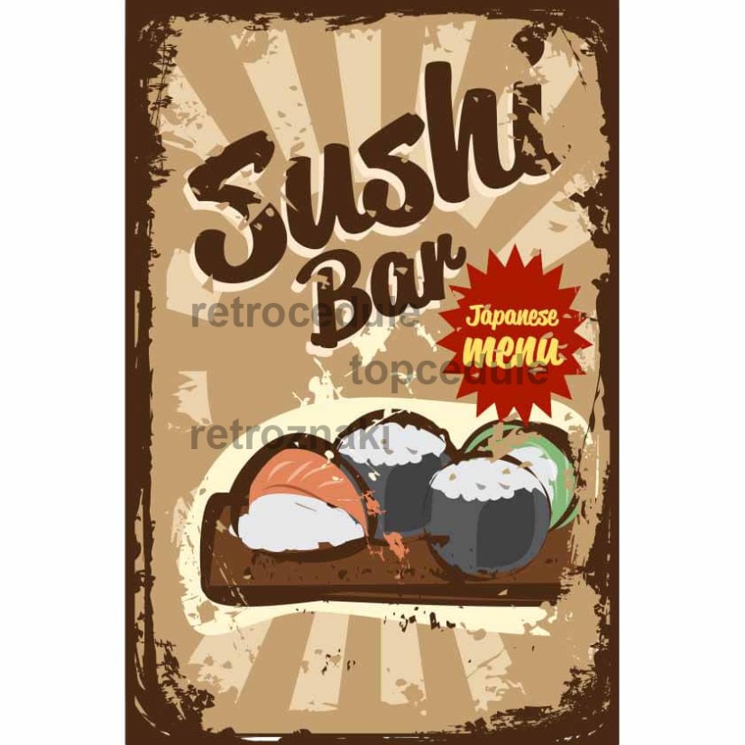 Zarejestruj menu restauracji Sushi Bar