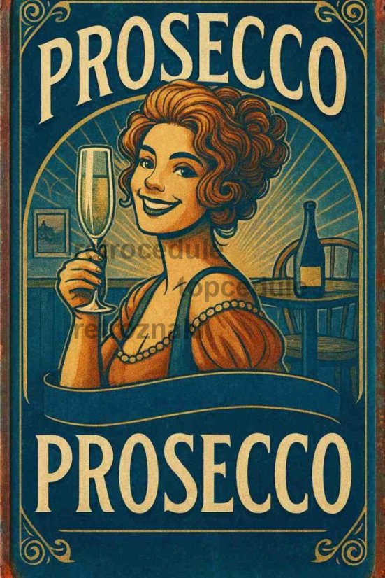 Plechová cedule Prosecco